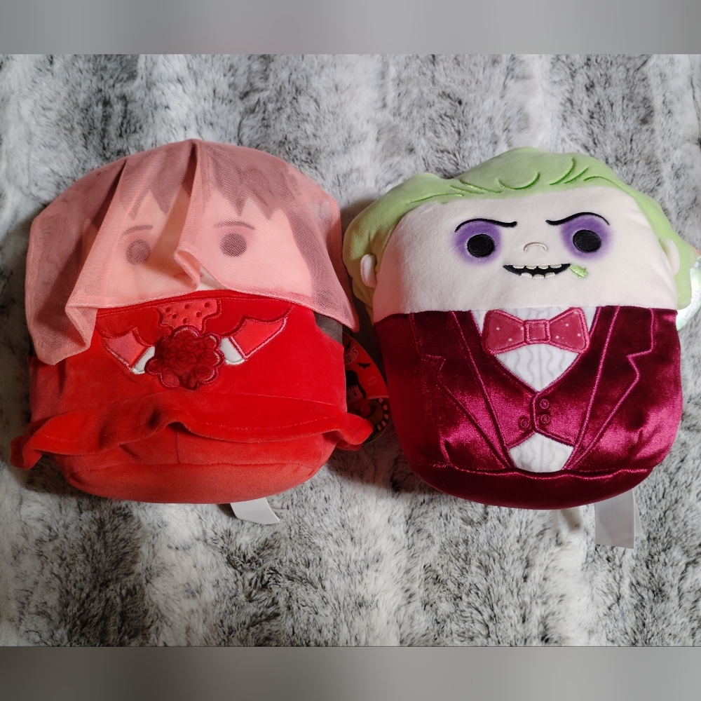 Squishmallows Beetlejuice Groom And Lydia Bride Set - Picture 7 of 11